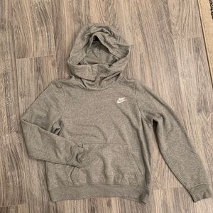 Grey Nike funnel neck sweatshirt